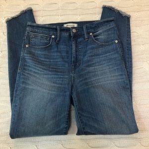 Madewell Jeans 10" high rise skinny